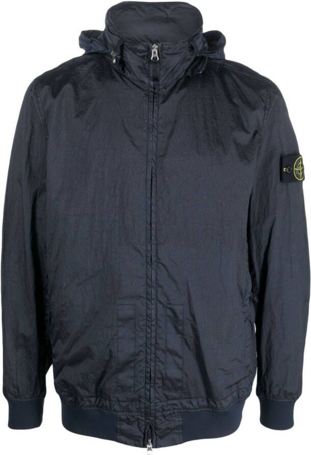 Stone Island Windjack met rits Blauw
