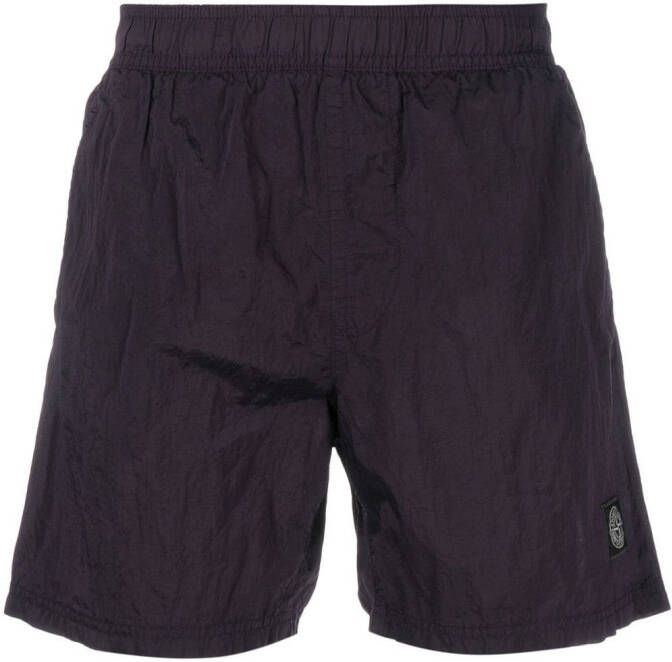 Stone Island Trainingsshorts met patroon Blauw