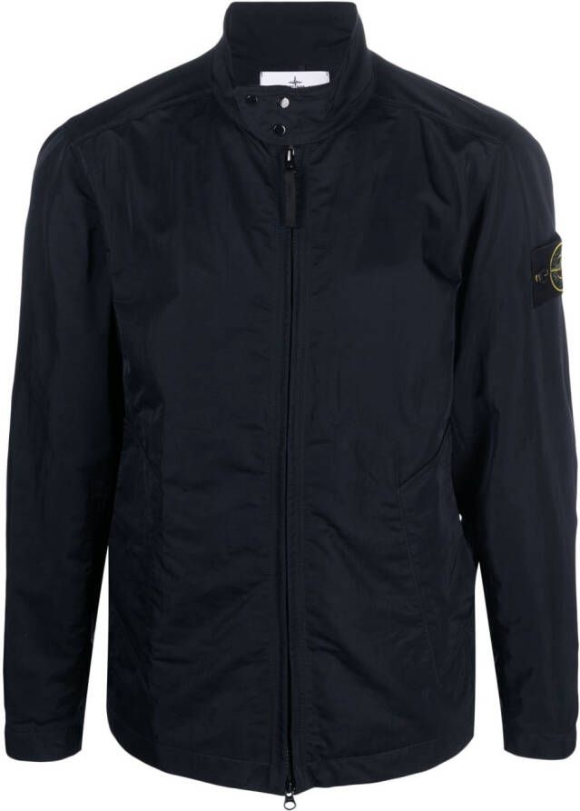 Stone Island Jack met Compass-patch Blauw