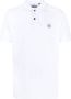Stone Island Poloshirt met Compass-patch Wit - Thumbnail 1