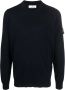 Stone Island Trui met Compass-logopatch Blauw - Thumbnail 1