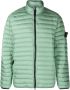 Stone Island Donsjack met Compass-logopatch Groen - Thumbnail 1