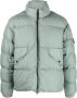 Stone Island Donsjack met gekreukt effect Groen - Thumbnail 1