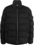 Stone Island Gewatteerd jack Zwart - Thumbnail 1