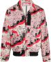Stone Island Jas met abstracte print Roze - Thumbnail 1