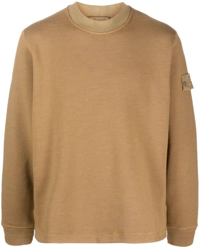 Stone Island Jersey sweater Bruin Kledingwinkel