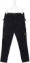 Stone Island Junior Broek met logopatch Blauw - Thumbnail 1