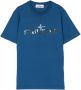 Stone Island Junior T-shirt met logoprint Blauw - Thumbnail 1