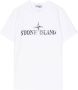 Stone Island Junior T-shirt met Compass-logopatch Wit - Thumbnail 1