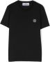 Stone Island Junior T-shirt met Compass-logopatch Zwart - Thumbnail 1