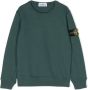 Stone Island Junior Sweater met patch Groen - Thumbnail 1