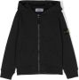 Stone Island Junior Hoodie met patch Zwart - Thumbnail 1