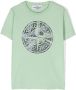 Stone Island Junior T-shirt met print Groen - Thumbnail 1