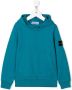 Stone Island Junior Hoodie met logopatch Blauw - Thumbnail 1