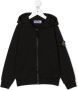 Stone Island Junior Hoodie met logopatch Zwart - Thumbnail 1