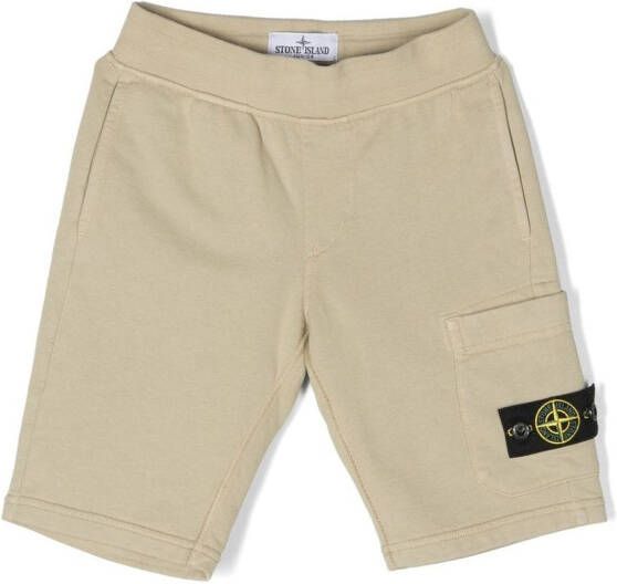 Stone Island Junior Cargo shorts Beige