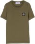 Stone Island Junior T-shirt met logopatch Groen - Thumbnail 1