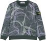Stone Island Junior Sweater met logopatch Groen - Thumbnail 1