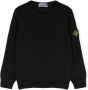 Stone Island Junior Sweater met logopatch Zwart - Thumbnail 1