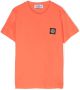 Stone Island Junior T-shirt met logopatch Oranje - Thumbnail 1