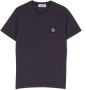 Stone Island Junior T-shirt met logopatch Blauw - Thumbnail 1