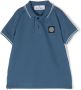 Stone Island Junior Poloshirt met logopatch Blauw - Thumbnail 1
