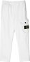 Stone Island Junior Ribfluwelen broek Wit - Thumbnail 1