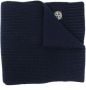 Stone Island Junior Ribgebreide sjaal Blauw - Thumbnail 1