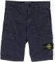 Stone Island Junior Shorts met logopatch Blauw - Thumbnail 1