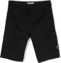 Stone Island Junior Shorts met logopatch Zwart - Thumbnail 1