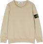 Stone Island Junior Sweater met Compass-logopatch Beige - Thumbnail 1