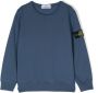 Stone Island Junior Sweater met logopatch Blauw - Thumbnail 1
