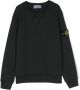 Stone Island Junior Sweater met print Zwart - Thumbnail 1