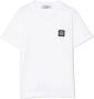 Stone Island Junior T-shirt met kompaspatch Wit - Thumbnail 1