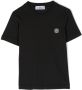 Stone Island Junior T-shirt met logo Zwart - Thumbnail 1