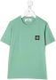 Stone Island Junior T-shirt met logopatch Groen - Thumbnail 1