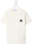 Stone Island Junior T-shirt met logopatch Wit - Thumbnail 1