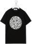 Stone Island Junior T-shirt met logoprint Zwart - Thumbnail 1