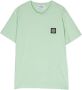 Stone Island Junior T-shirt met patch Groen - Thumbnail 1