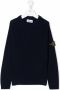 Stone Island Junior Trui met logopatch Blauw - Thumbnail 1