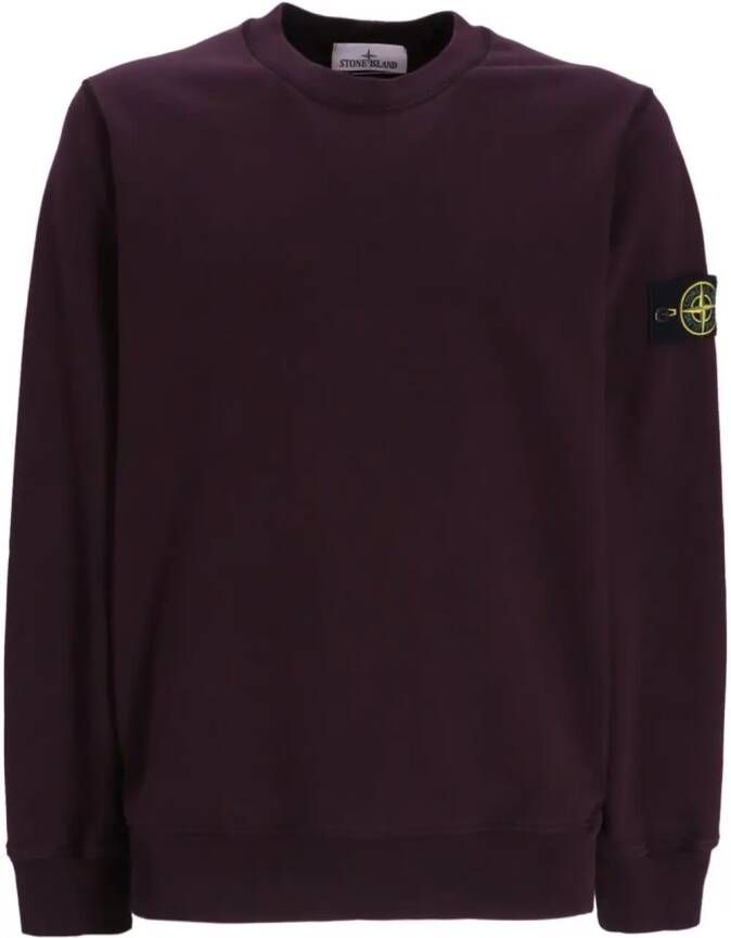 Stone Island Katoenen sweater Paars