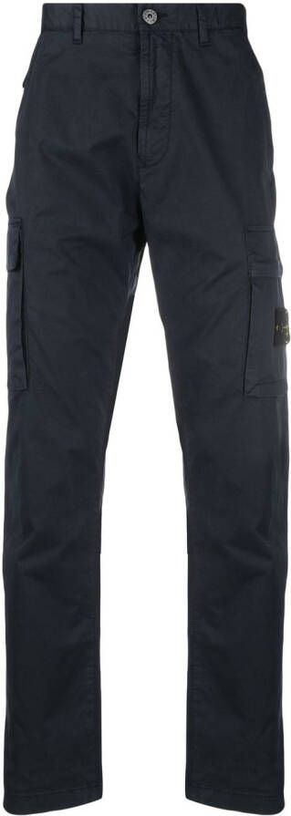 Stone Island Straight broek Blauw