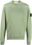 Stone Island Sweater met logopatch Groen - Thumbnail 1