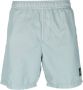 Stone Island Zwembroek met logopatch Blauw - Thumbnail 1