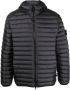 Stone Island Jack met gewatteerde vlakken Zwart - Thumbnail 1