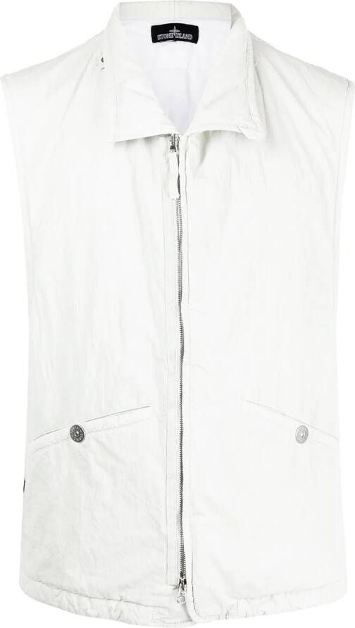 Stone Island Shadow Project Bodywarmer met rits Groen