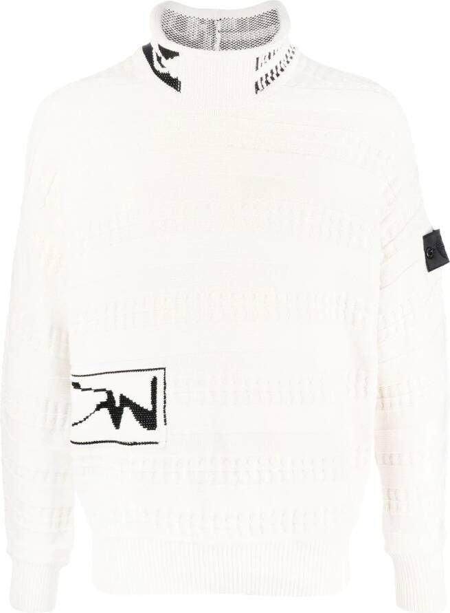 Stone Island Shadow Project Gebreide coltrui Beige