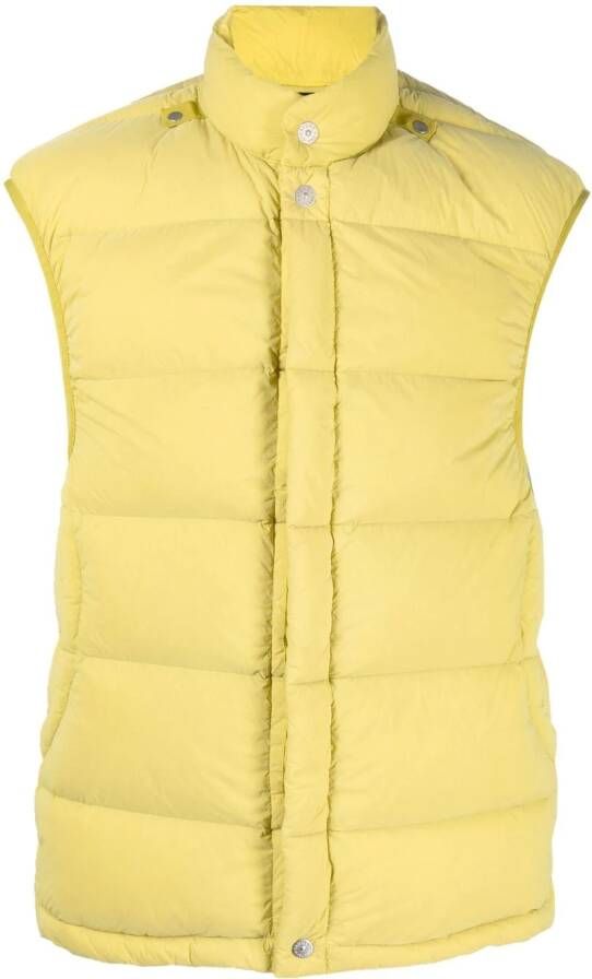 Stone Island Shadow Project Gewatteerd gilet Groen