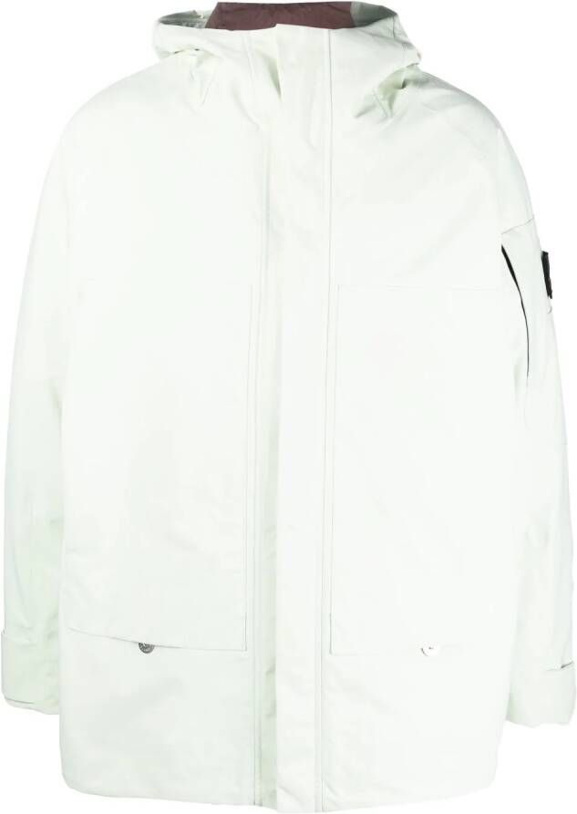 Stone Island Shadow Project Gewatteerde jas Groen