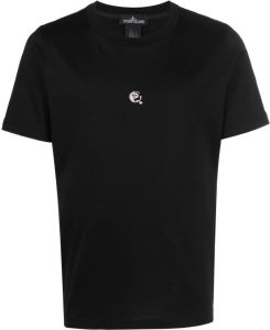 Stone Island Shadow Project T-shirt met logoprint Zwart